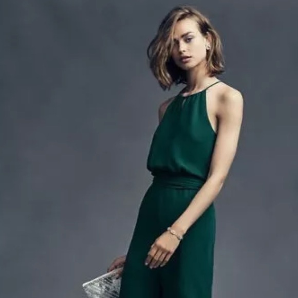 NWT BHLDN Jackie Jumpsuit Sz 14 Wedding - Picture 3 of 4